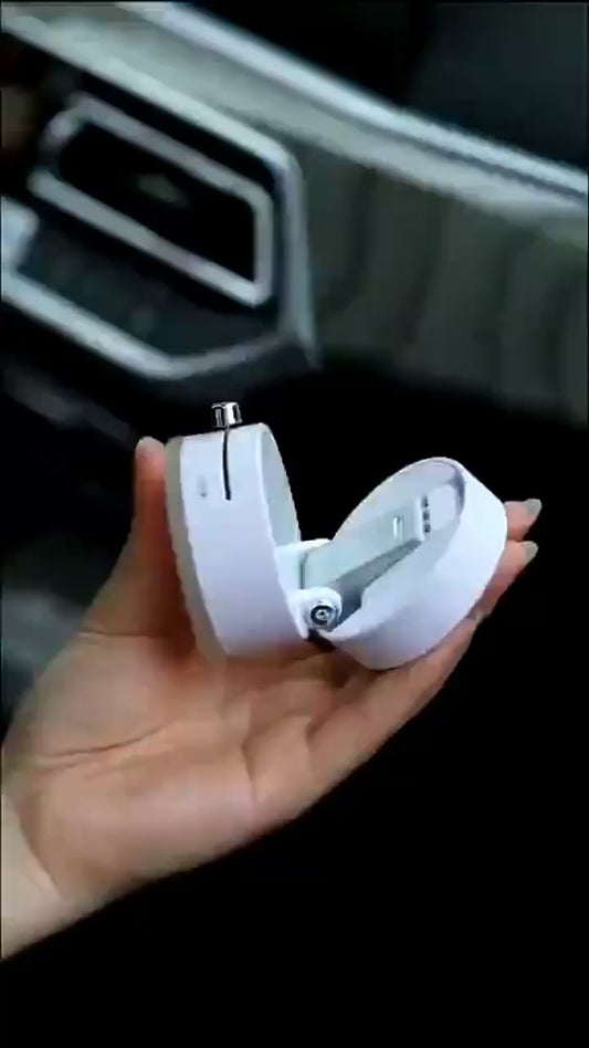 Magnetic Vacuum Phone Holder – Strong Vacuum Suction Phone Holder for Car, Mirror, Glass – Universal 360° Magnetic Suction Phone Holder for Smartphones